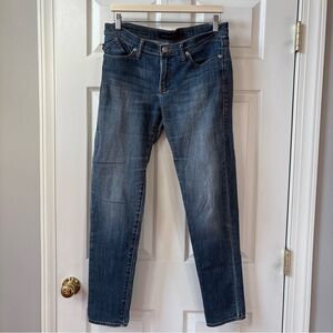Rock & Republic Medium Blue Straight Leg Skinny Jeans Sz 10